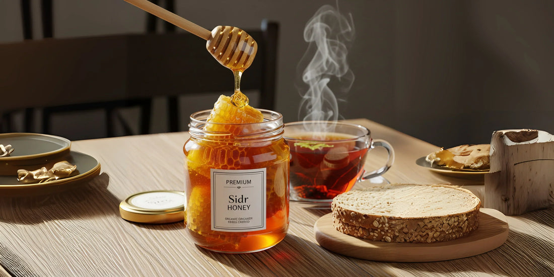 أفضل طرق تناول عسل السدر بالشمع لتعزيز المناعة - Natural Organic Honey