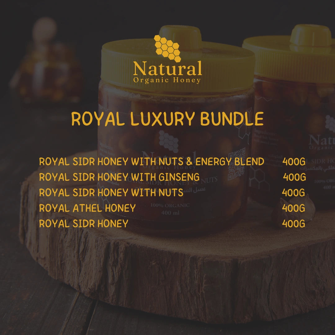 Royal Luxury Honey Package 5*400g - Natural Organic Honey
