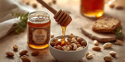 أفضل طرق تناول عسل السدر الملكي بالمكسرات لتعزيز الطاقة - Natural Organic Honey