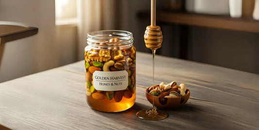كيف يجمع العسل بالمكسرات بين الطعم اللذيذ والفوائد الصحية؟ - Natural Organic Honey