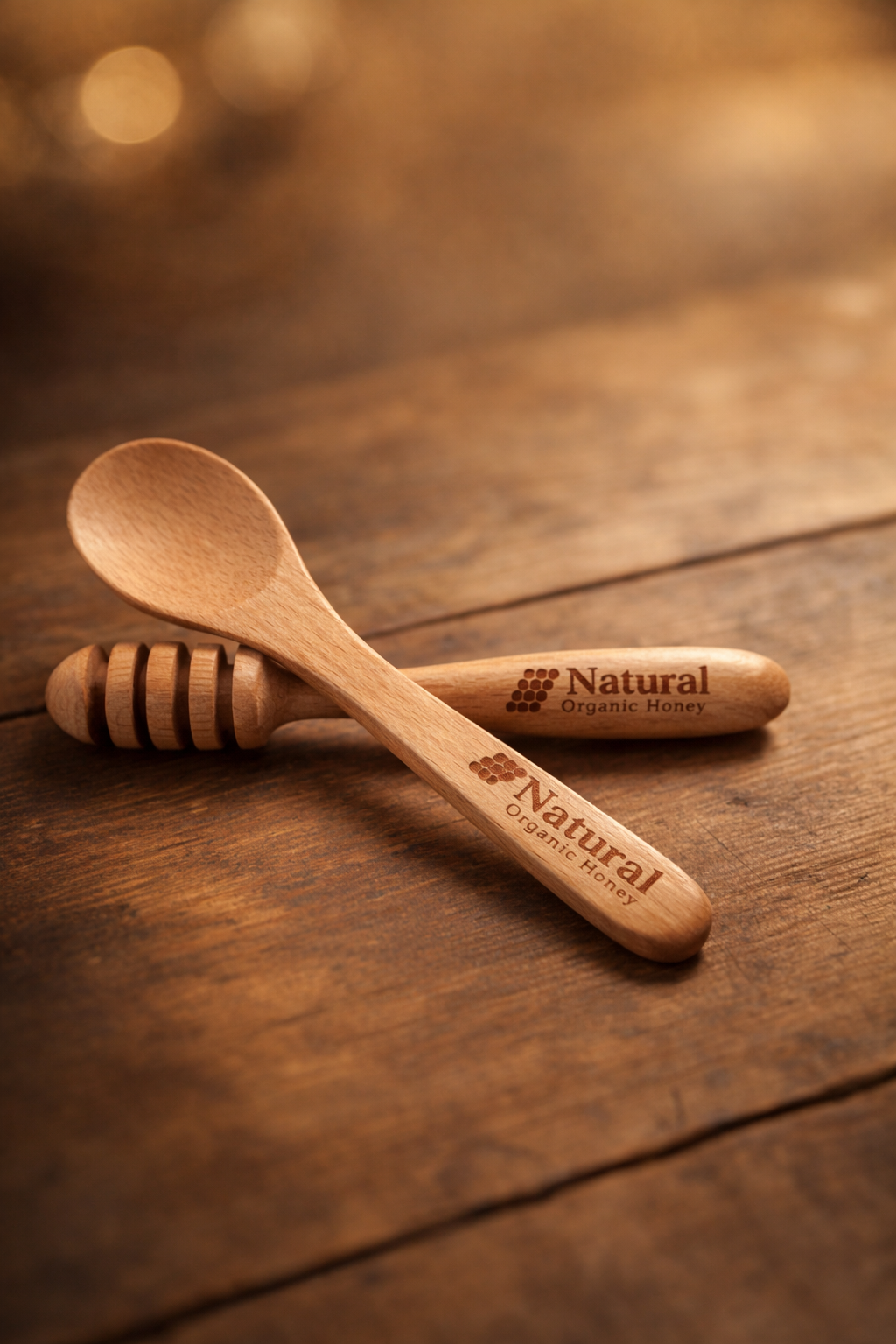 طقم معلقة وعسالة خشبية