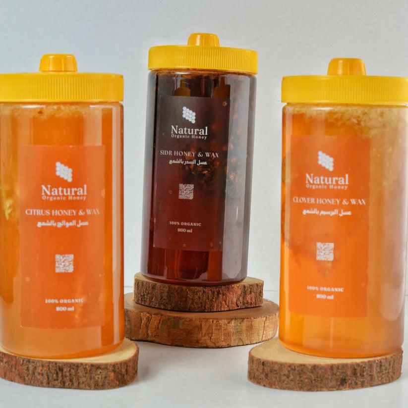 Beeswax Honey Package 3*800g - Natural Organic Honey
