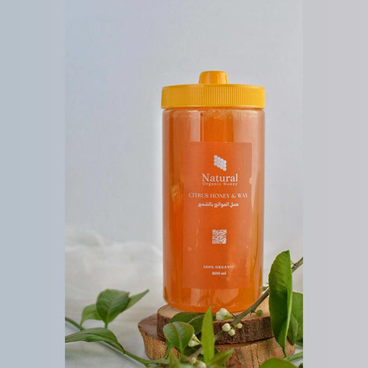 Citrus Honey with Honeycomb - 800g - Natural Organic Honey