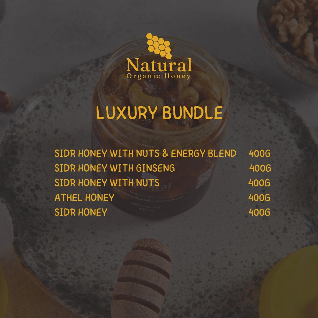 Luxury Honey Package 5*400g - Natural Organic Honey