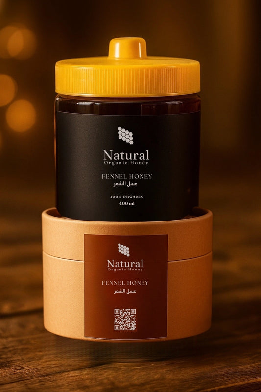 عسل شمر طبيعي 100% – طعم عطري وفوائد للهضم