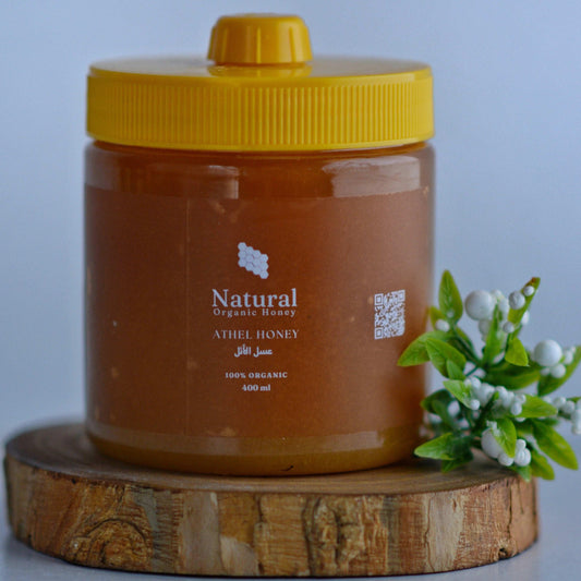 Natural Organic Athel Honey - 400g - Natural Organic Honey