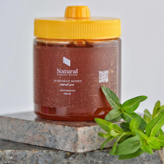 Natural Organic Marjoram Honey - 400g - Natural Organic Honey