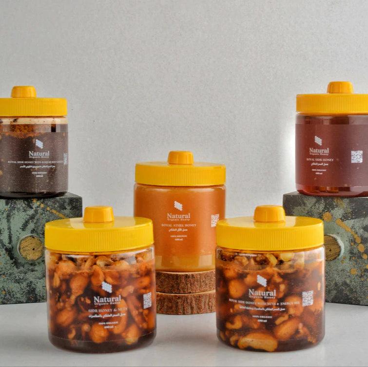 Royal Luxury Honey Package 5*400g - Natural Organic Honey