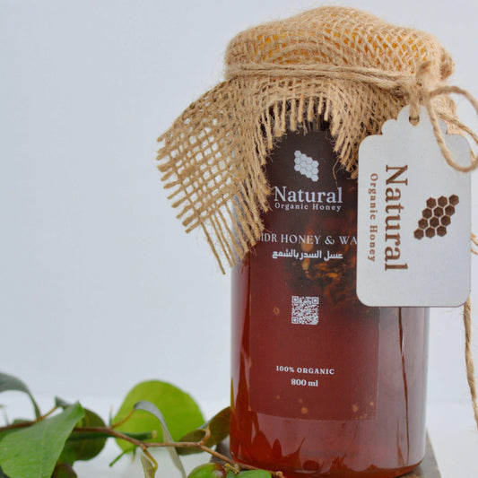 Sidr Honey with Honeycomb – 800g - Natural Organic Honey