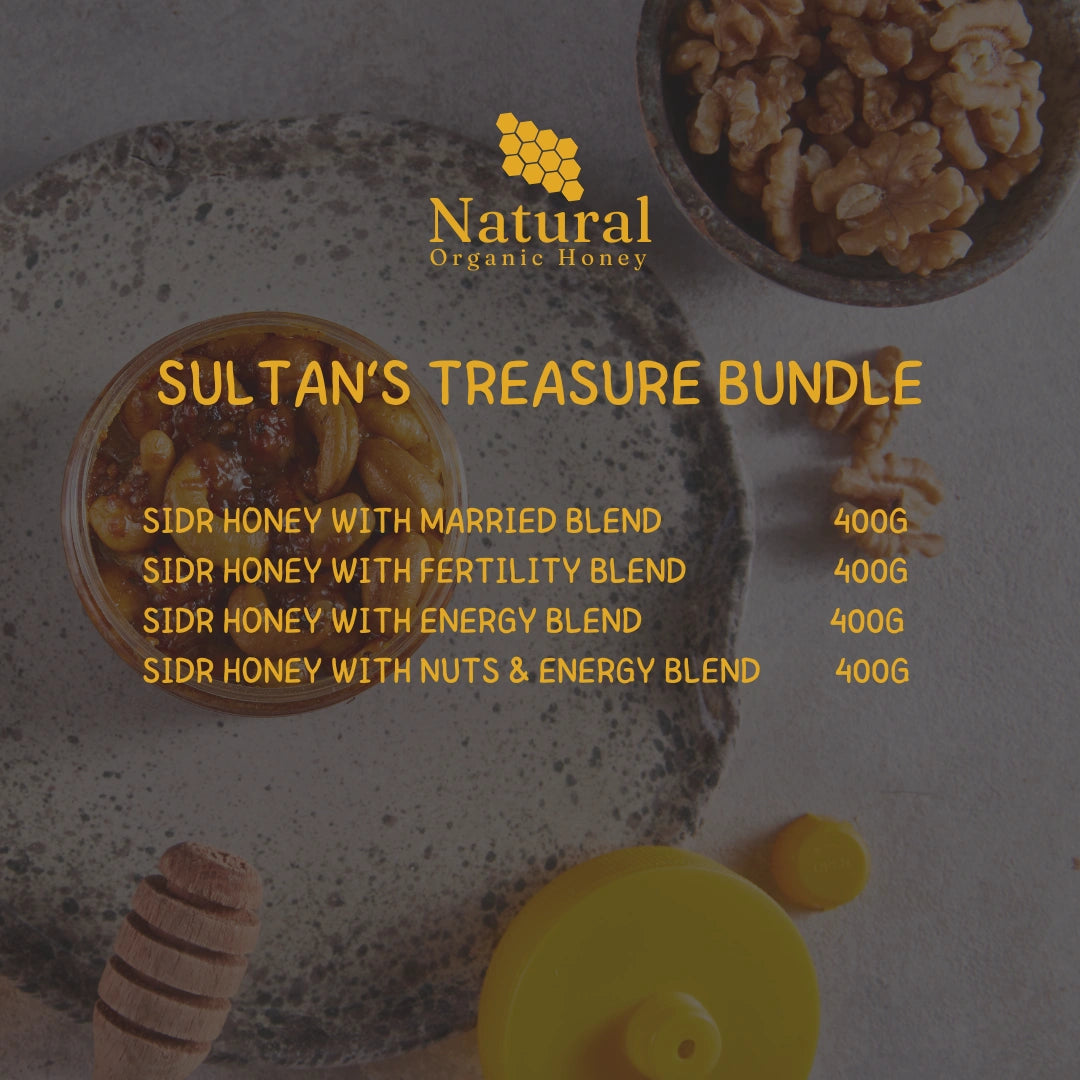 Sultan's Treasure Package 4*400g - Natural Organic Honey