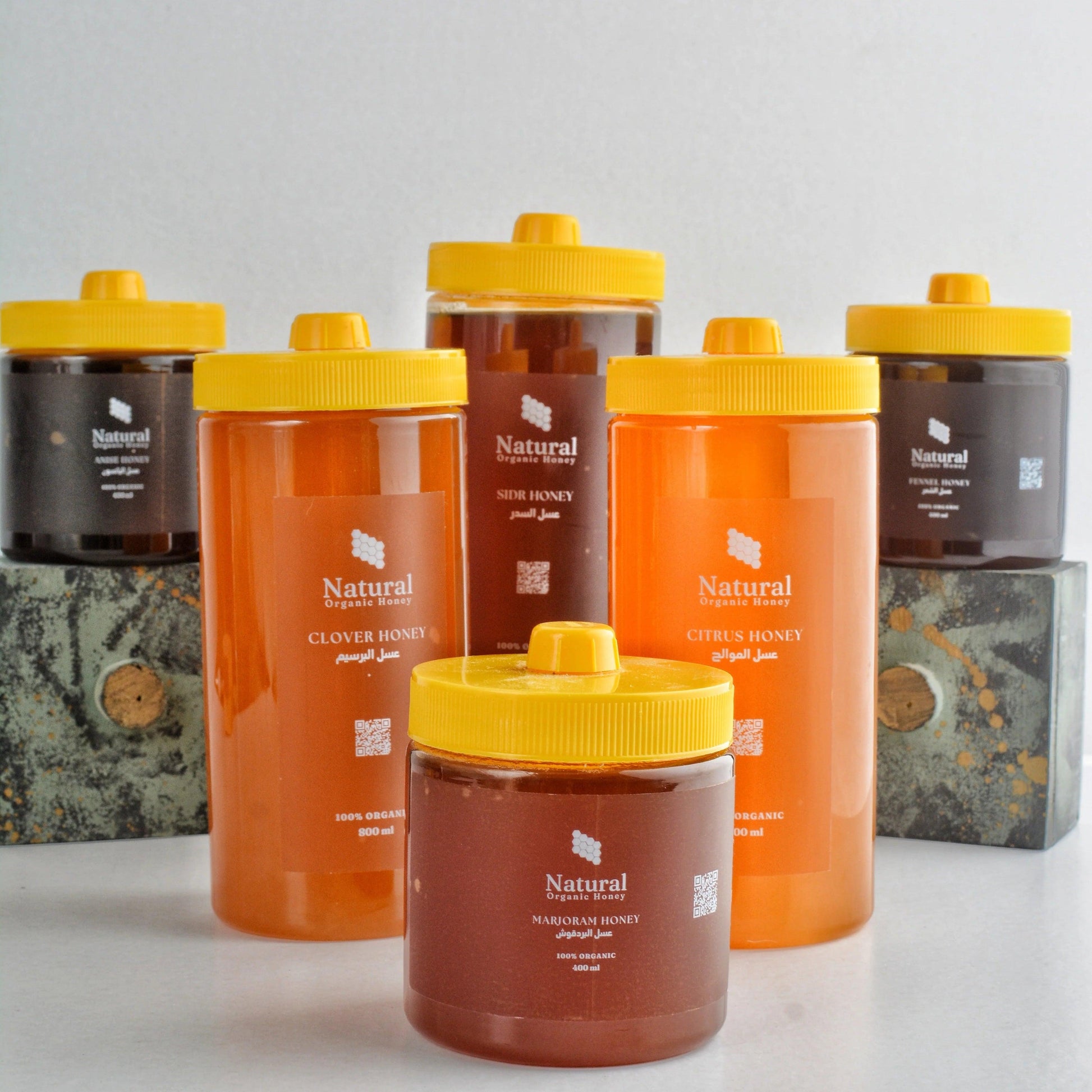 Wellness and Nourishment 3*400g + 3*800g - Natural Organic Honey